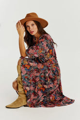Floral Sweetness midi dress